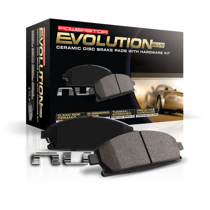 Power Stop 17-19 Cadillac Escalade Front Z17 Evolution Ceramic Brake Pads w/Hardware