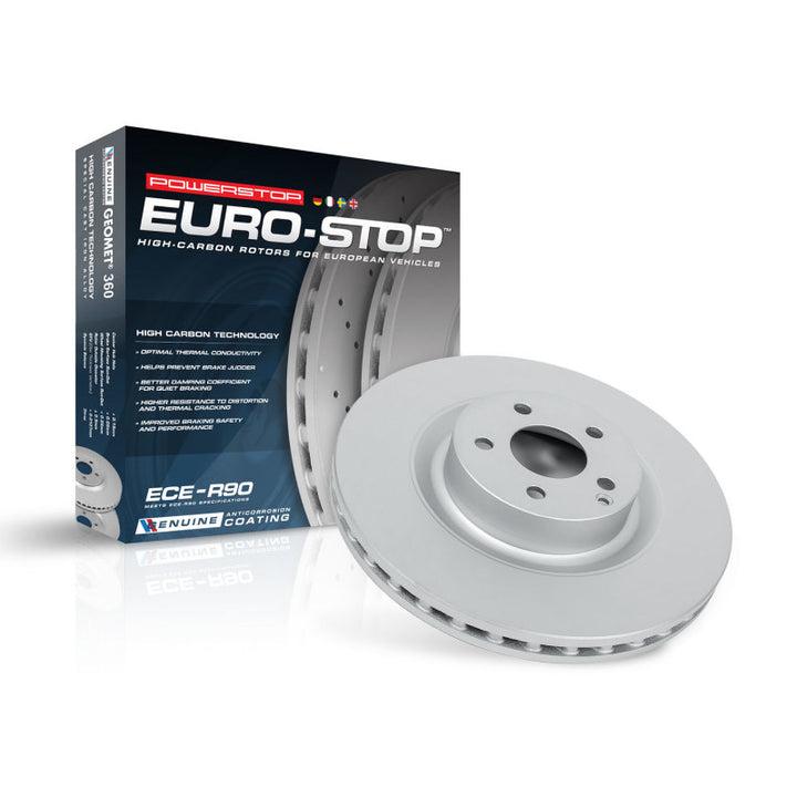 Power Stop 00-03 Mercedes-Benz CL500 Rear Evolution High Carbon Geomet Coated Rotor