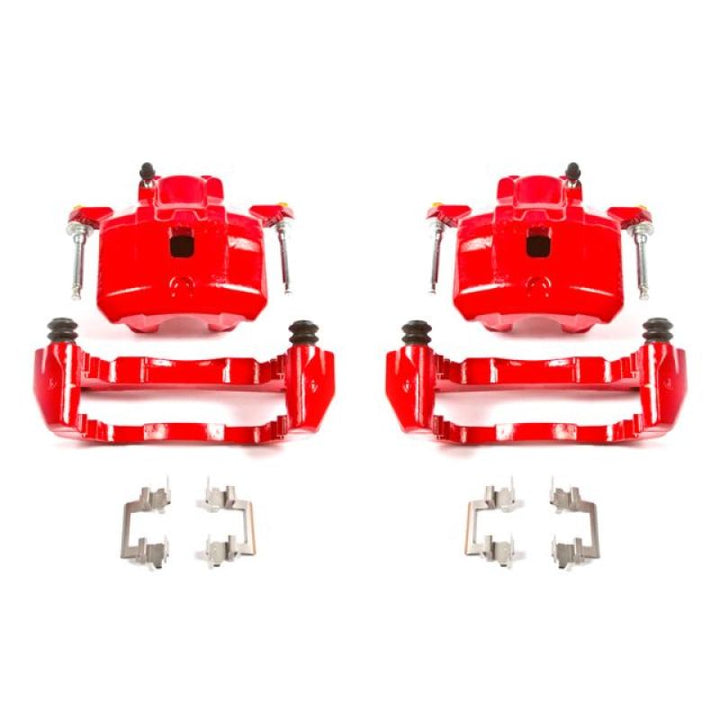 Power Stop 01-05 Chrysler Sebring Front Red Calipers w/Brackets - Pair