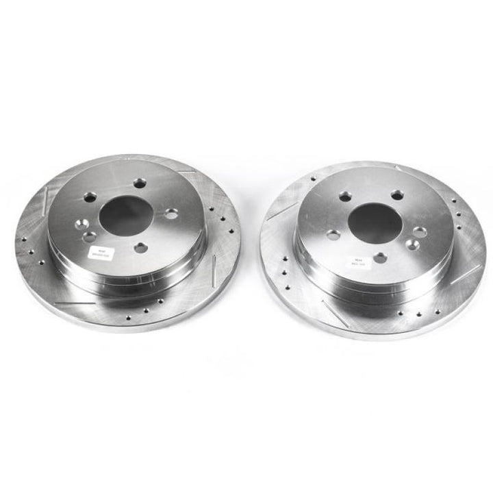 Power Stop 98-03 Mercedes-Benz ML320 Rear Evolution Drilled & Slotted Rotors - Pair