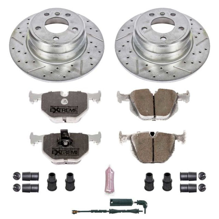 Power Stop 00-06 BMW X5 Rear Z26 Street Warrior Brake Kit