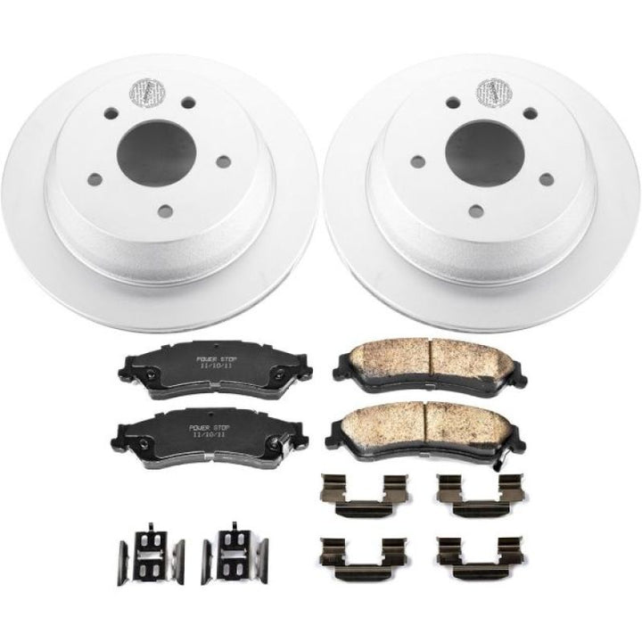 Power Stop 98-05 Chevrolet Blazer Rear Z17 Evolution Geomet Coated Brake Kit