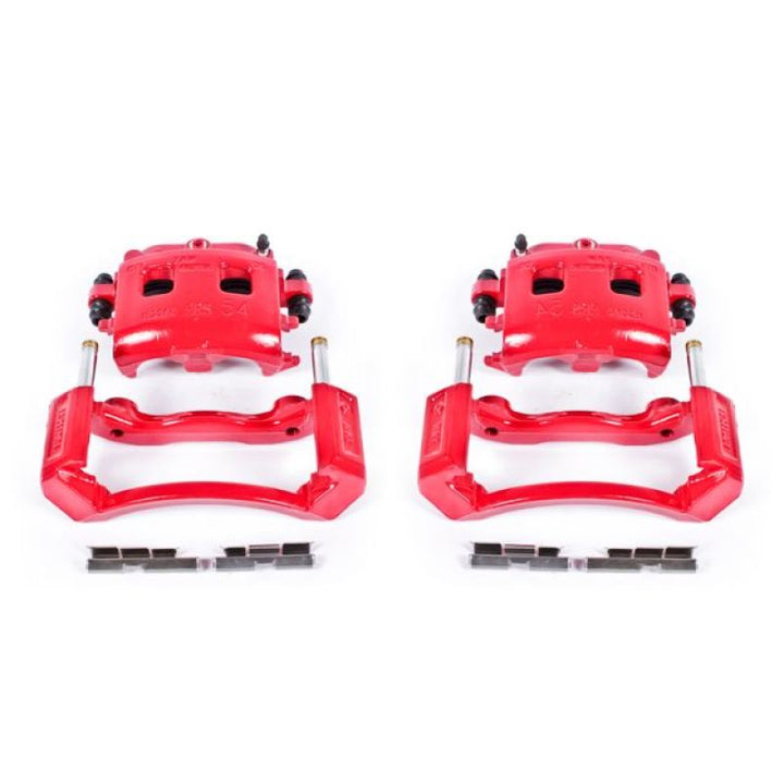 Power Stop 02-05 Dodge Ram 1500 Front Red Calipers w/Brackets - Pair