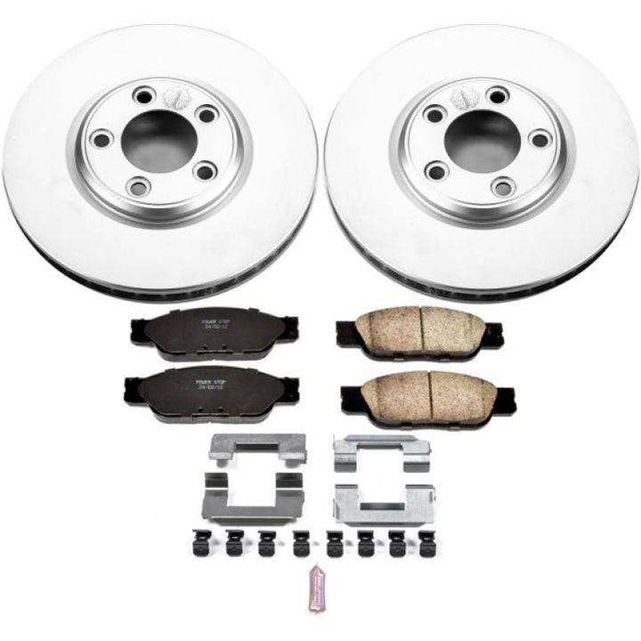 Power Stop 02-05 Ford Thunderbird Front Z17 Evolution Geomet Coated Brake Kit