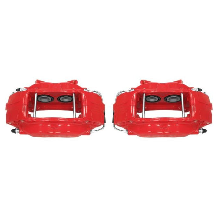 Power Stop 07-14 Ford Mustang Front Red Calipers w/o Brackets - Pair