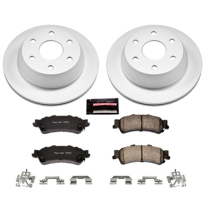 Power Stop 03-05 Chevrolet Astro Rear Z17 Evolution Geomet Coated Brake Kit