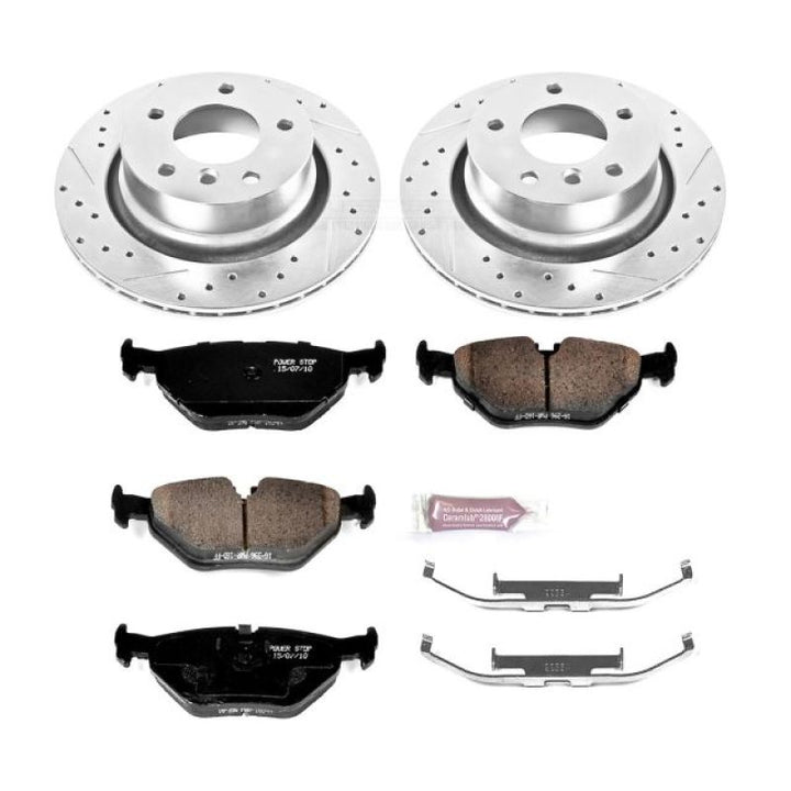 Power Stop 03-08 BMW Z4 Rear Z23 Evolution Sport Brake Kit