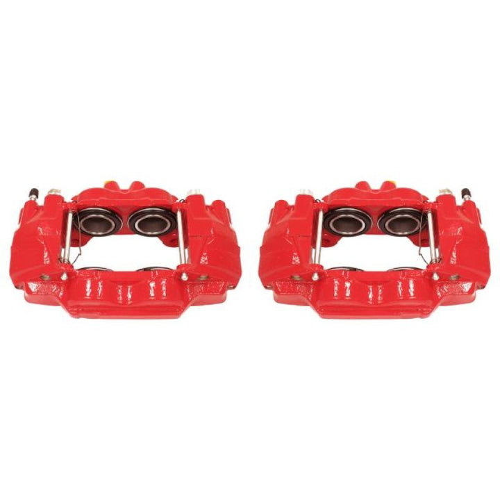 Power Stop 03-09 Toyota 4Runner Front Red Calipers w/o Brackets - Pair