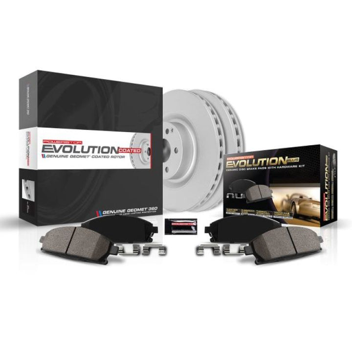 Power Stop 01-03 Mazda Protege Rear Z17 Evolution Geomet Coated Brake Kit