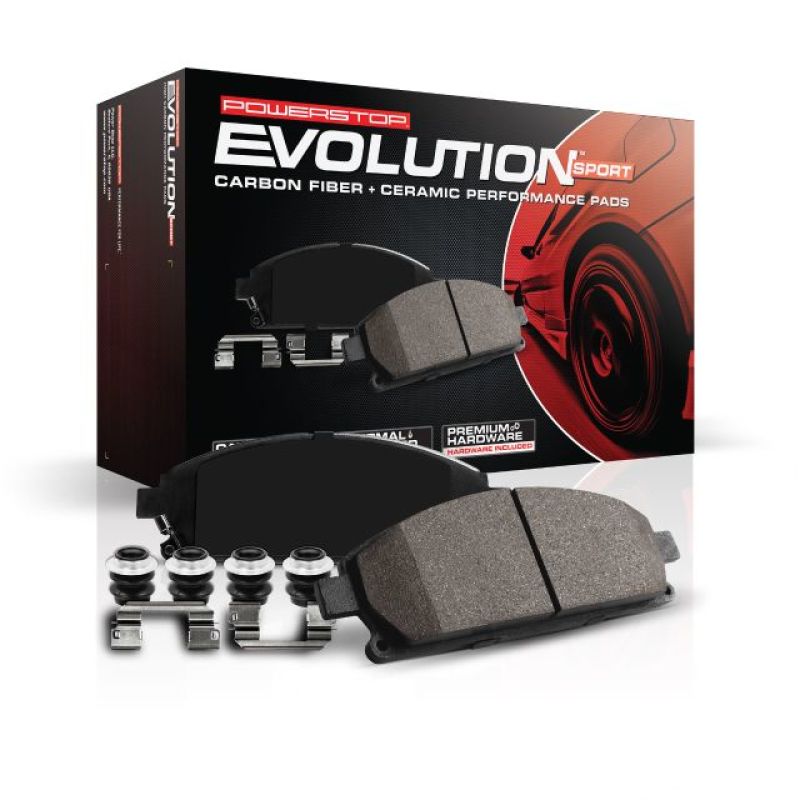 Power Stop 04-06 Audi TT Quattro Front Z23 Evolution Sport Brake Pads w/Hardware