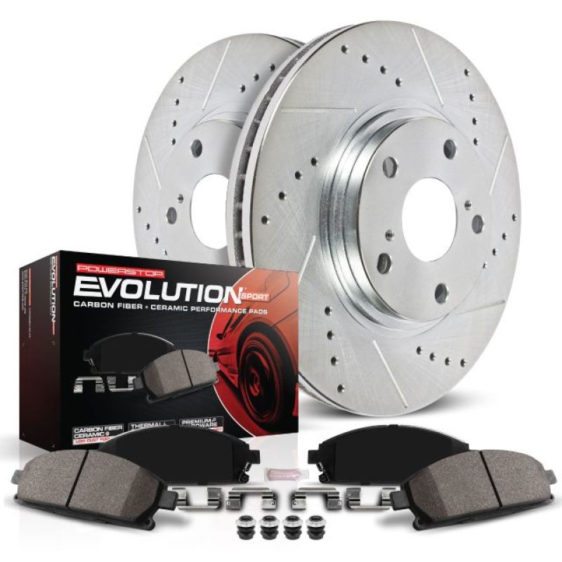 Power Stop 01-05 Hyundai Santa Fe Front Z23 Evolution Sport Brake Kit