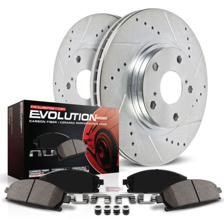 Power Stop 00-02 Mercedes-Benz CLK320 Rear Z23 Evolution Sport Brake Kit