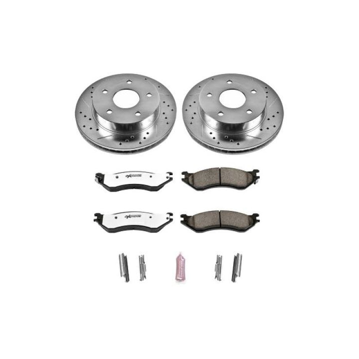 Power Stop 00-01 Dodge Ram 1500 Front Z36 Truck & Tow Brake Kit