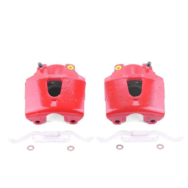 Power Stop 00-02 Dodge Dakota Front Red Calipers w/o Brackets - Pair