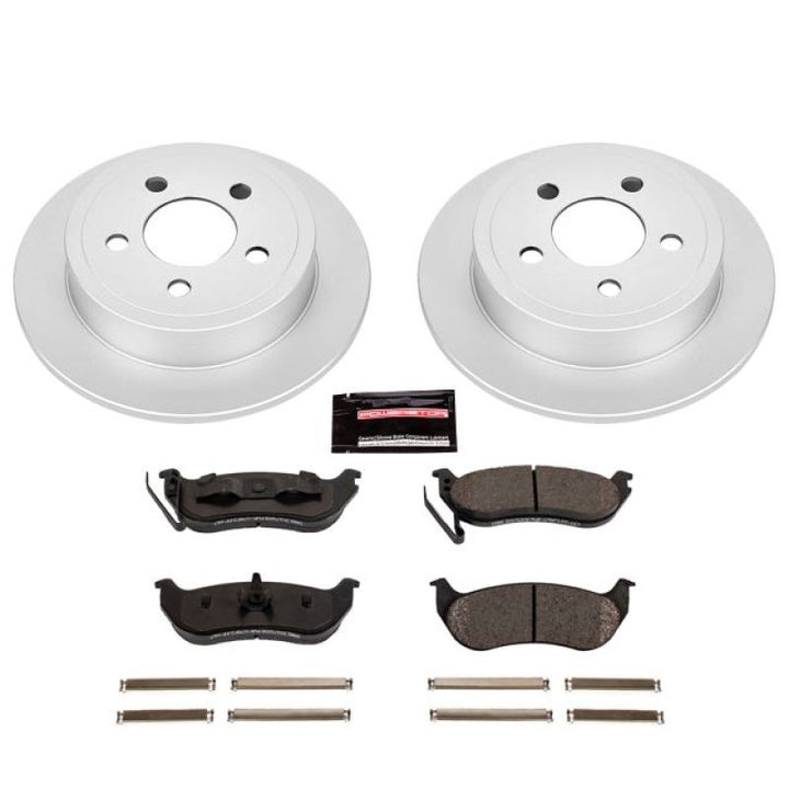 Power Stop 03-07 Jeep Liberty Rear Z17 Evolution Geomet Coated Brake Kit