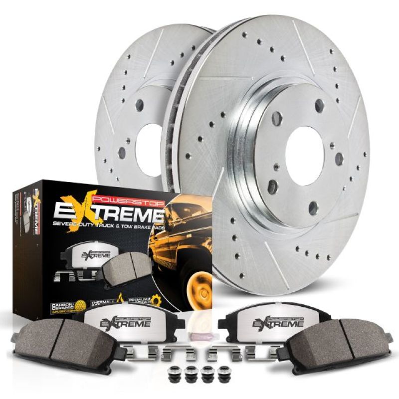 Power Stop 03-07 Jeep Liberty Rear Z36 Truck & Tow Brake Kit