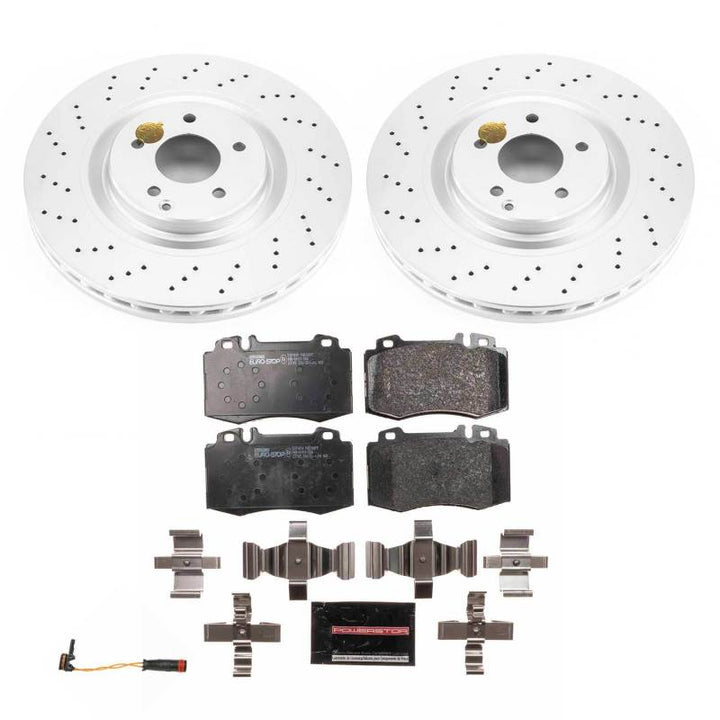 Power Stop 03-06 Mercedes-Benz CLK500 Front Euro-Stop Brake Kit