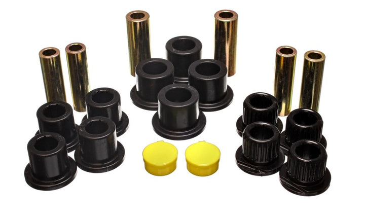 Energy Suspension Rear Leaf Spring Bushing Set - Black