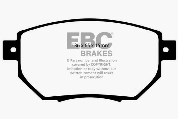 EBC 03-05 Infiniti FX35 3.5 Yellowstuff Front Brake Pads