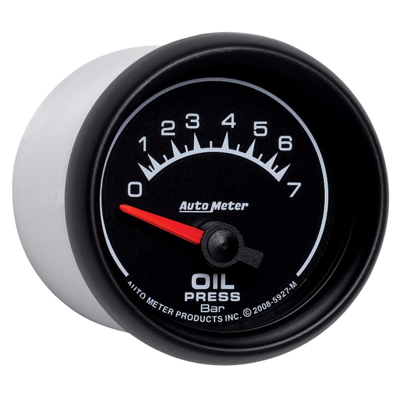 Autometer ES 52.4mm 0-7 Bar Oil Pressure SSE Gauge