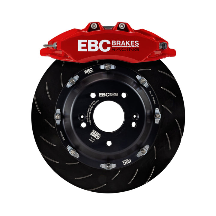 EBC Racing 08-21 Nissan 370Z Red Apollo-6 Calipers 355mm Rotors Front Big Brake Kit