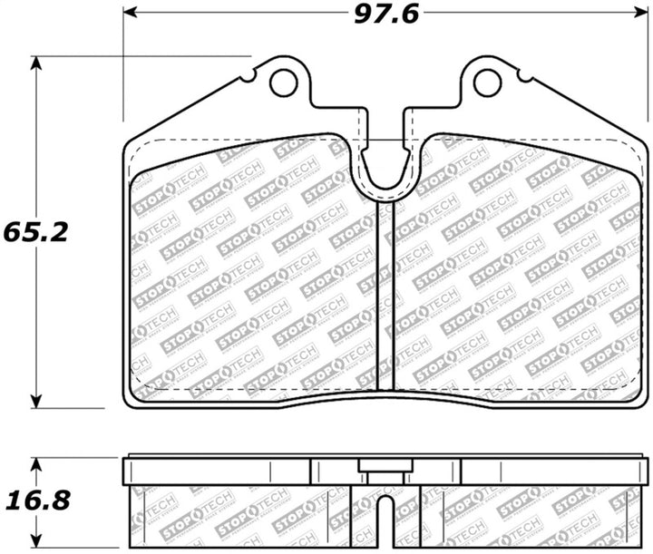 StopTech Street Select Brake Pads - Front/Rear