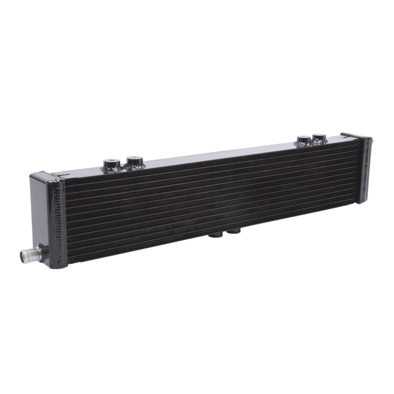 Edelbrock Heat Exchanger Single Pass Dual Row 22 000 Btu/Hr 26 5In W X 5In H X 2 62In D Black