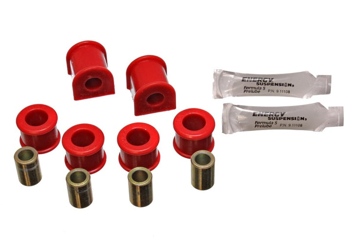 Energy Suspension 86-91 Mazda RX7 Red 14mm Rear Sway Bar Bushings