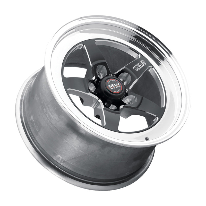 Weld S71 15x6 / 5x5 BP / 4.5in. BS Black Wheel (Low Pad) - Non-Beadlock