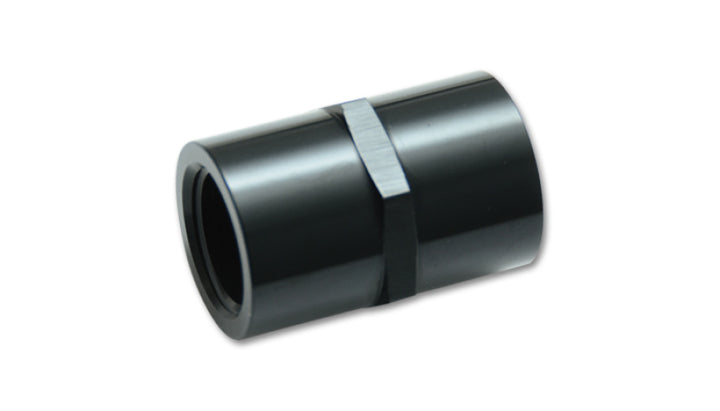 Vibrant 1/2in NPT Female Pipe Coupler Fitting - Aluminum