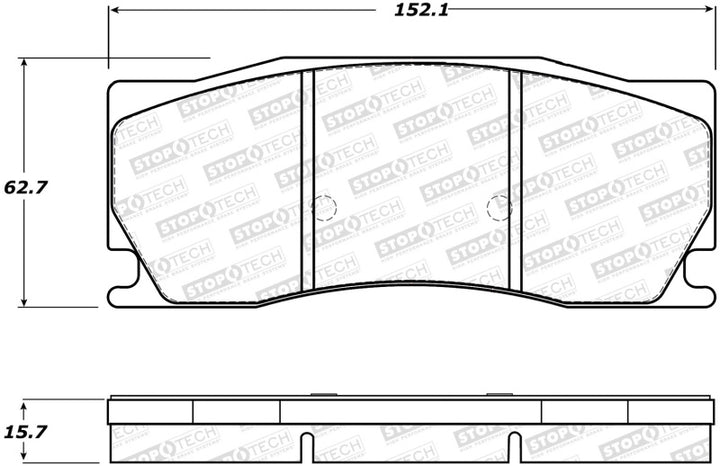 StopTech Street Brake Pads - Rear