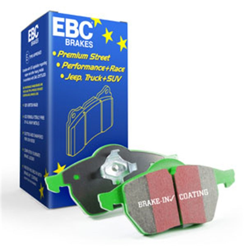 EBC 00 Volkswagen Eurovan 2.8 (ATE) with Wear Leads Greenstuff Front Brake Pads