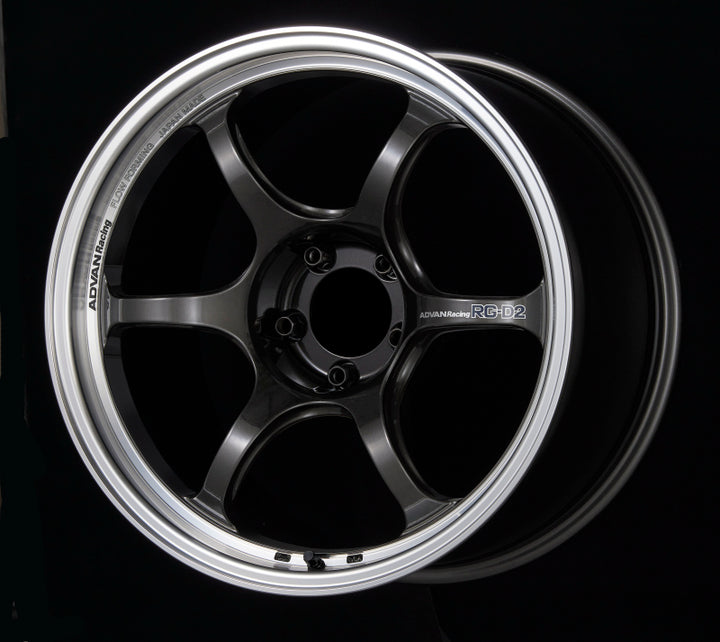 Advan RG-D2 17x9.0 +62 5-114.3 Machining & Black Gunmetallic Wheel