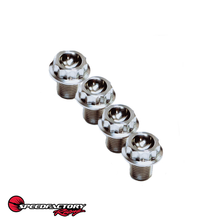 SpeedFactory Racing Titanium VTEC Oil Squirter Block-Off Bolt Kit (4PC)