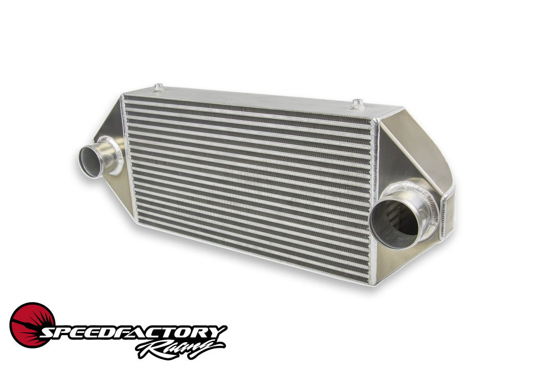 SpeedFactory Racing Standard Dual Backdoor Front Mount Intercooler - 3" Inlet / 3" Outlet (600HP-850HP)