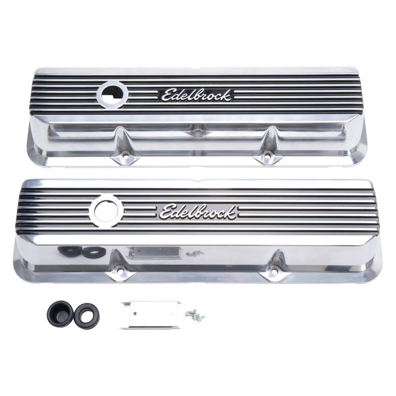 Edelbrock Valve Covers Elite II Ford FE 1958-76 Polished