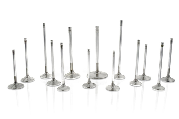 Ferrea Chevrolet LS2 1.57in 4.915in 24 Deg Tulip S-Flo Rad Grv 6000 Series Exhaust Valve - Set of 8