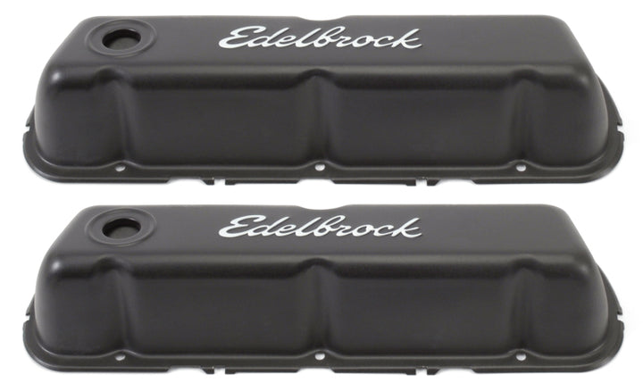 Edelbrock Valve Cover Signature Series Ford 260-289-302-351W CI V8 Black