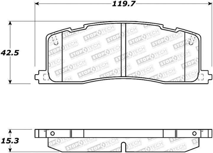 StopTech Street Brake Pads - Front/Rear