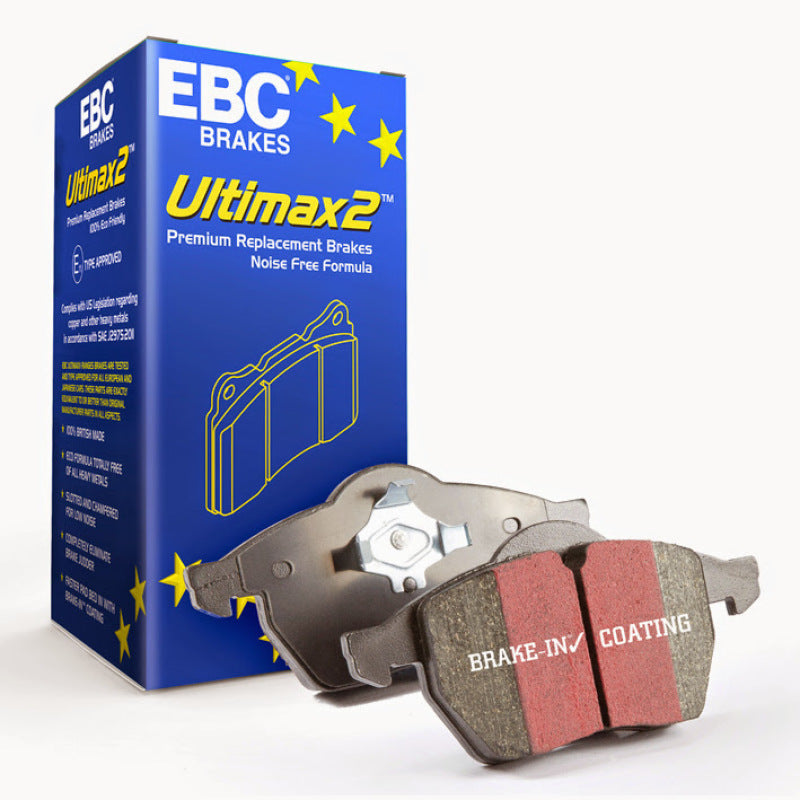 EBC 01-04 Mazda Protege 2.0 (Rear Rotors) Ultimax2 Rear Brake Pads