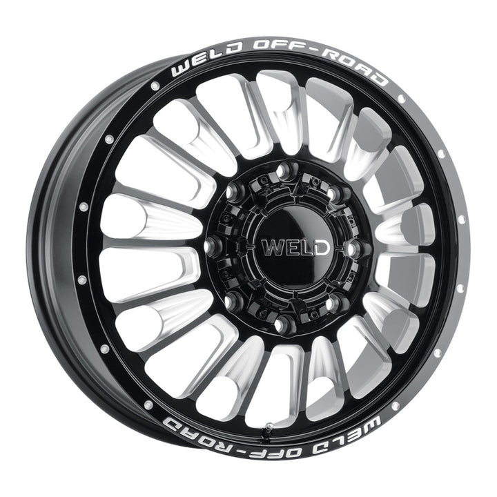 Weld Off-Road W121 20X8.25 Scorch Outer 8X200 ET-246 BS-4.92 Gloss Black MIL 142.2