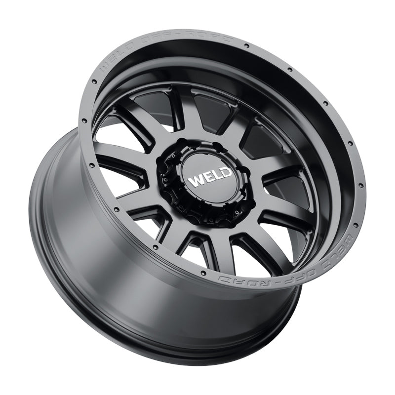 Weld Off-Road 20x9 8x170 ET00 5.00BS 125.1 Hub Bore Satin Black Stealth 101 Wheel