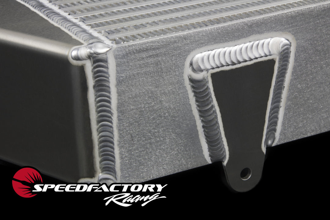 SpeedFactory Racing HP Front Mount Intercooler Upgrade for 1993-1998 MKIV Toyota Supra Turbo  - 3" Inlet / 3" Outlet (850HP-1000HP+)