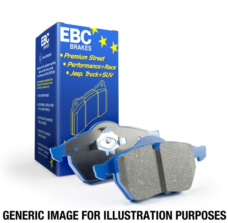 EBC 01-02 Dodge Viper 8.0 Bluestuff Rear Brake Pads