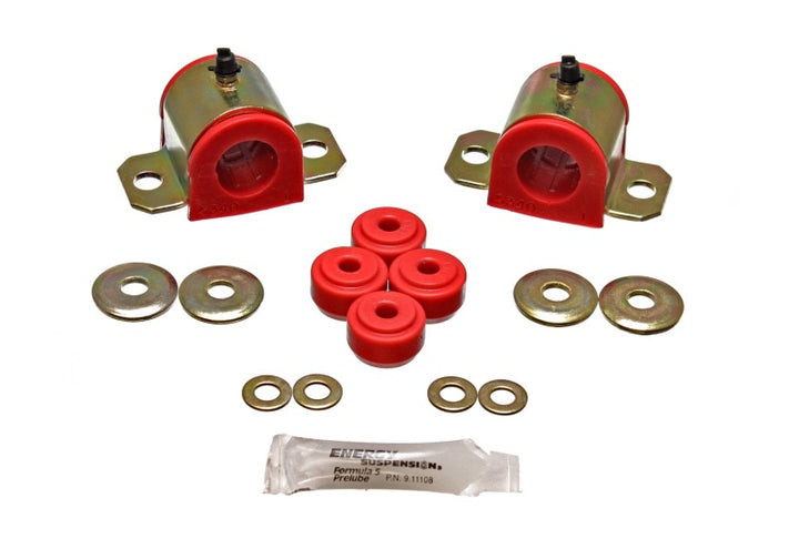 Energy Suspension 92-01 Honda Prelude Red 25mm Front Sway Bar Bushings (Sway Bar end link bushings a