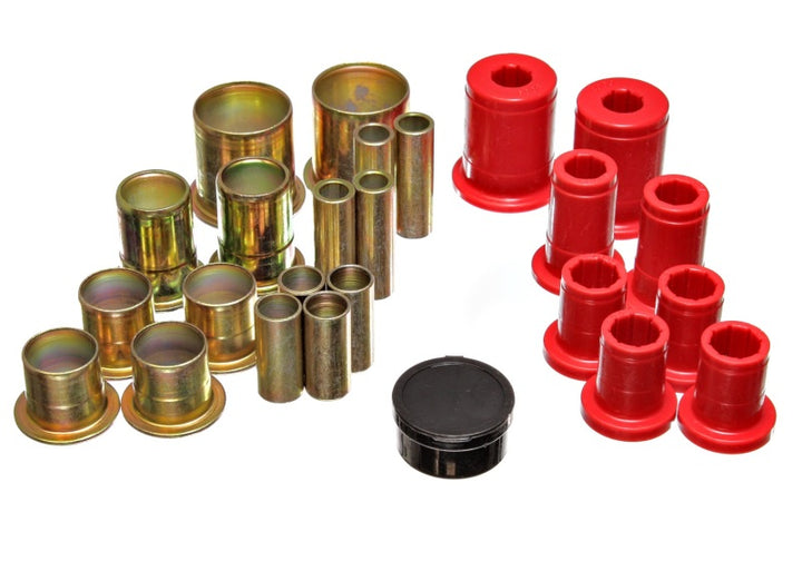 Energy Suspension 73-74 Camaro / 73 GrandAm/GrandPrix Red Control Arm Bushing Set - Complete Set