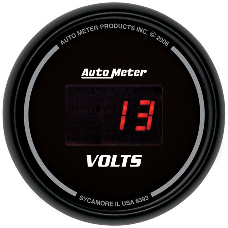 AutoMeter Gauge Kit 5 Pc. 3-3/8in. & 2-1/16in. Elec Speedo Digital Black Dial W/ Red Led