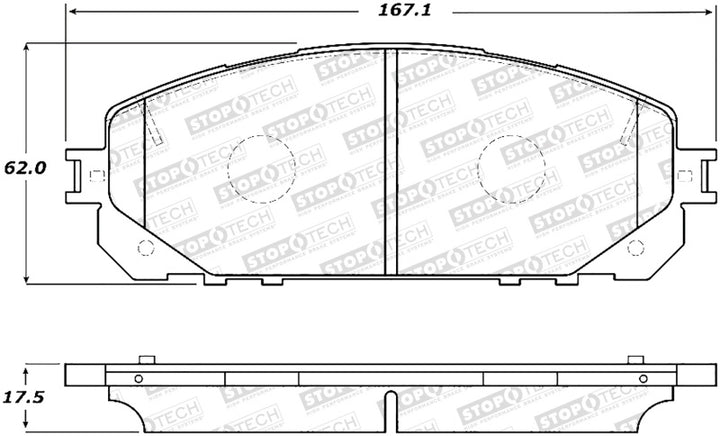 StopTech Street Brake Pads - Front