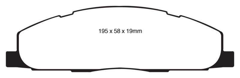 EBC 09-11 Dodge Ram 2500 Pick-up 5.7 2WD/4WD Greenstuff Rear Brake Pads