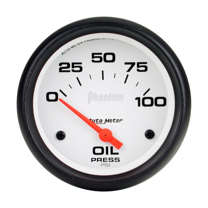 Autometer Phantom 66.7mm 0-100 PSI SSE Oil Pressure Gauge